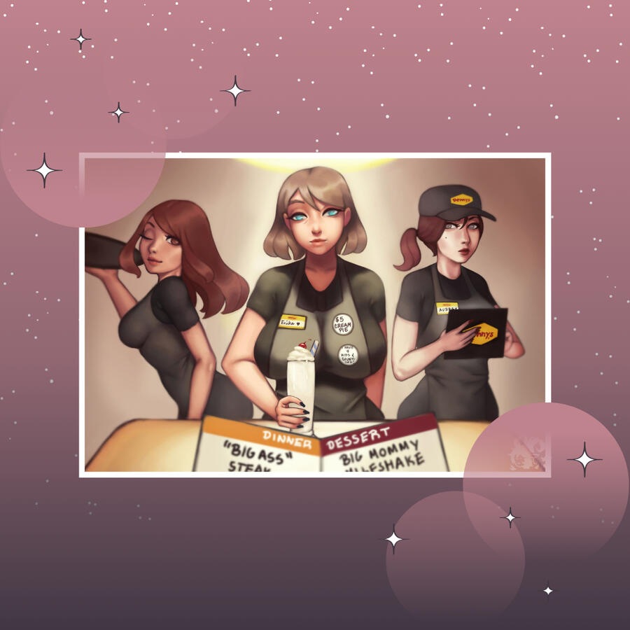 MILF Denny's Print $15.00